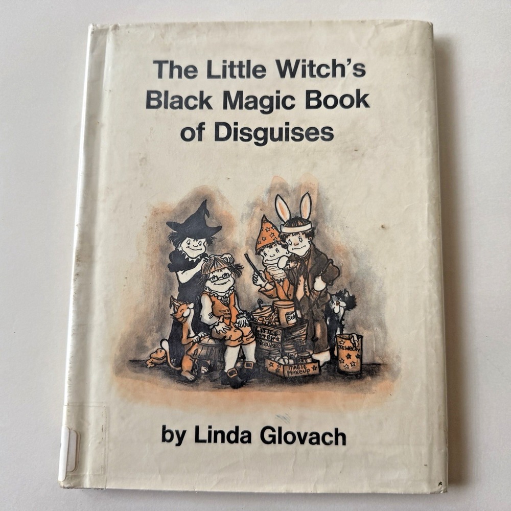 The Little Witch's Black Magic Book of Disguises by Linda Glovach 1973 Hardcover